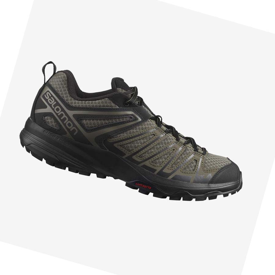 Salomon X CREST Erkek Yürüyüş Ayakkabısı Zeytin Yeşili | TR 3568SGL